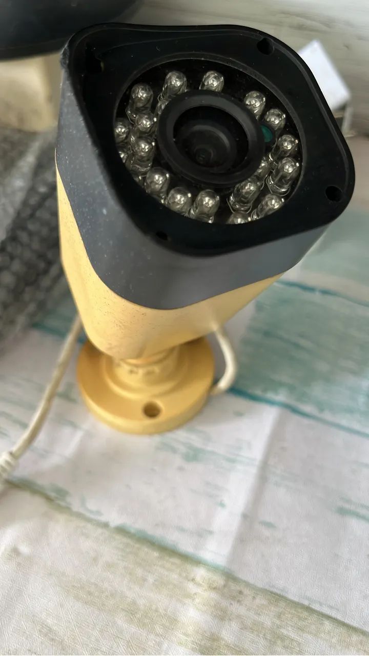 DVR ÍPEGA, 4Canais, AC 100-240V completo com câmera. - Foto 6