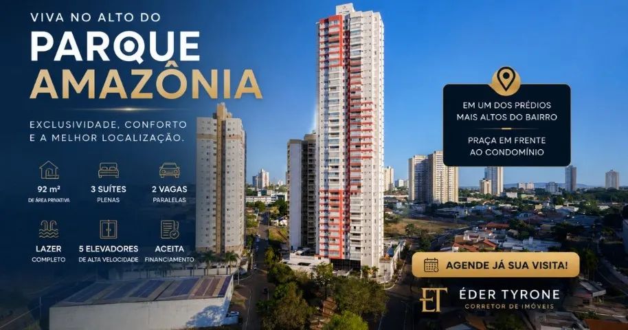 Apartamento no Parque Amazônia com muito conforto! - Foto 3