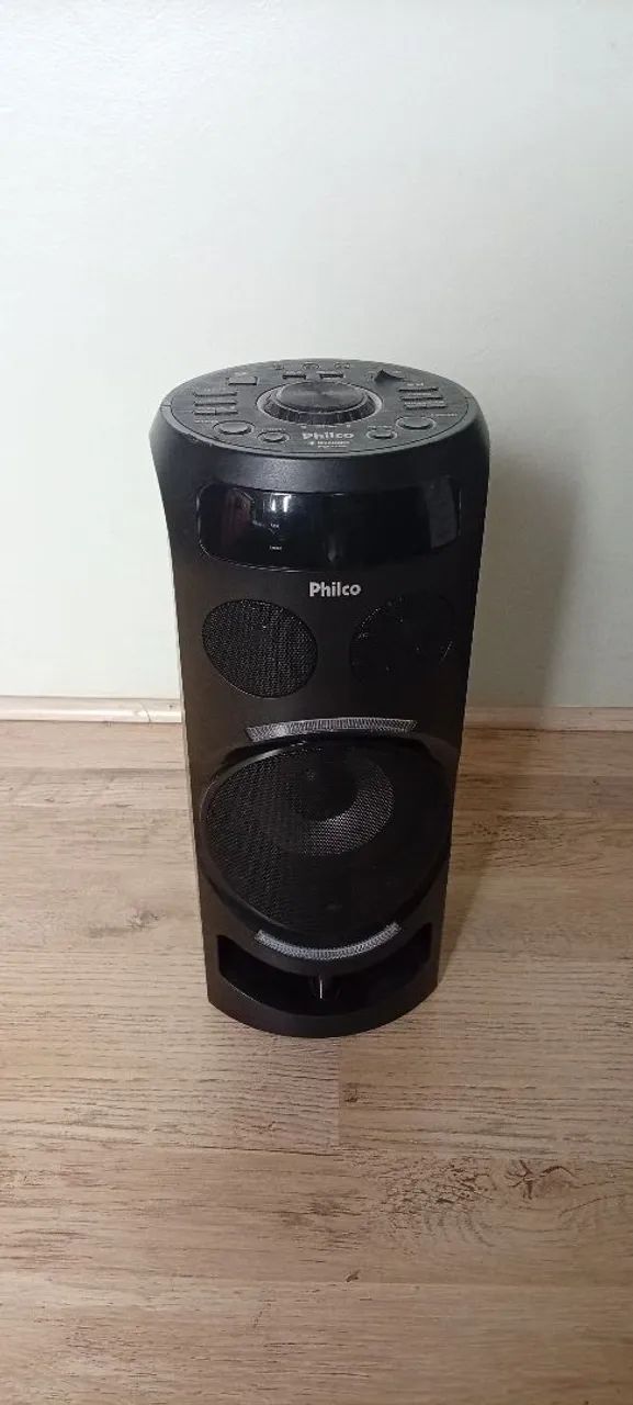 Caixa de Som Philco Bluetooth com LED - Foto 2