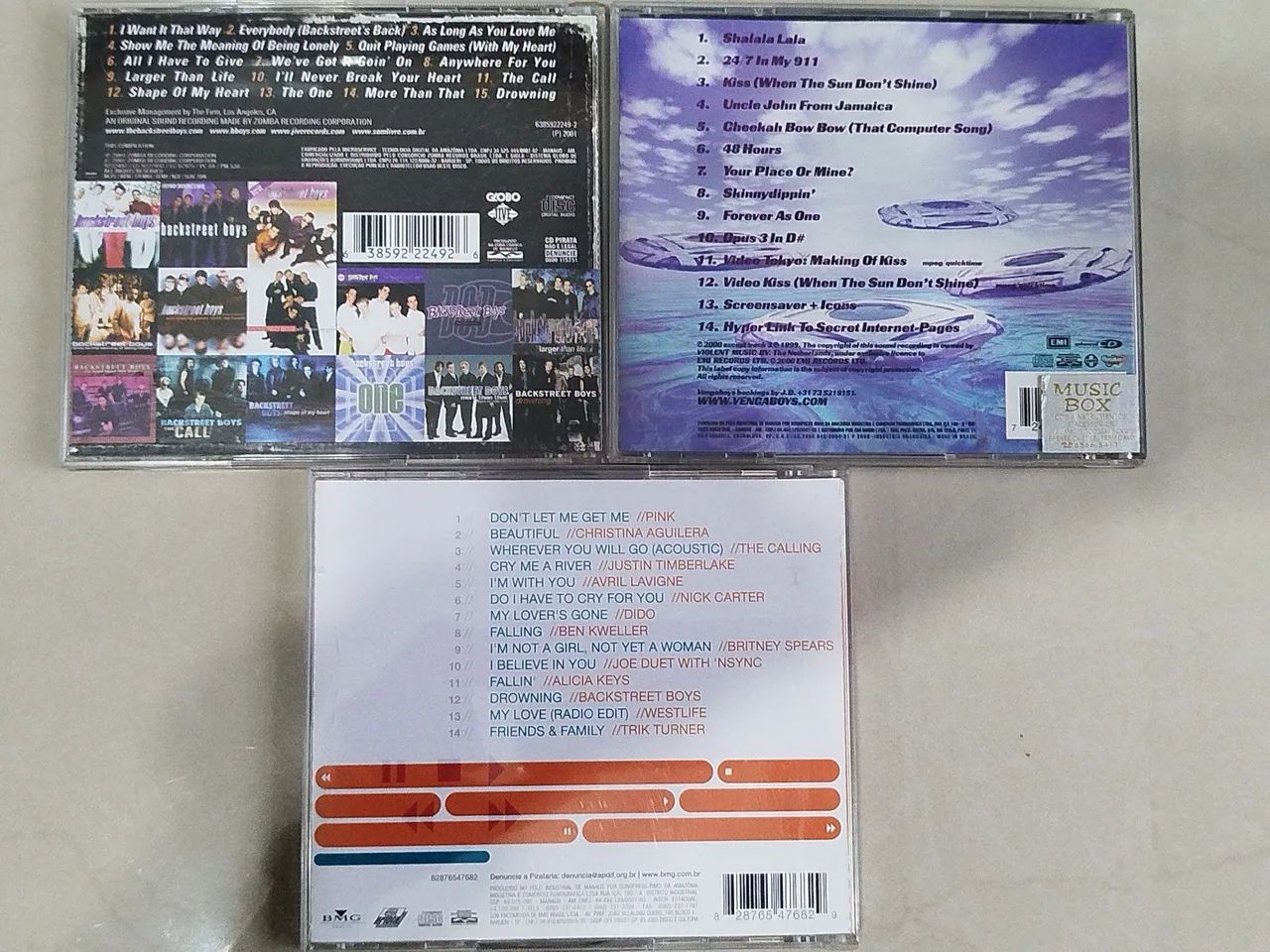 CDs - Backstreet Boys - Vengaboys - Playlist - Kit C/3 - Foto 3