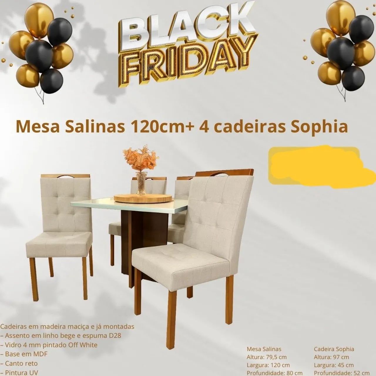 Mesas com cadeiras - Foto 5