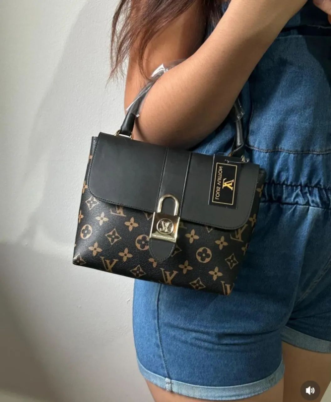 Bolsa Louis Vuitton Metal Cadeado Bicolor - Foto 3