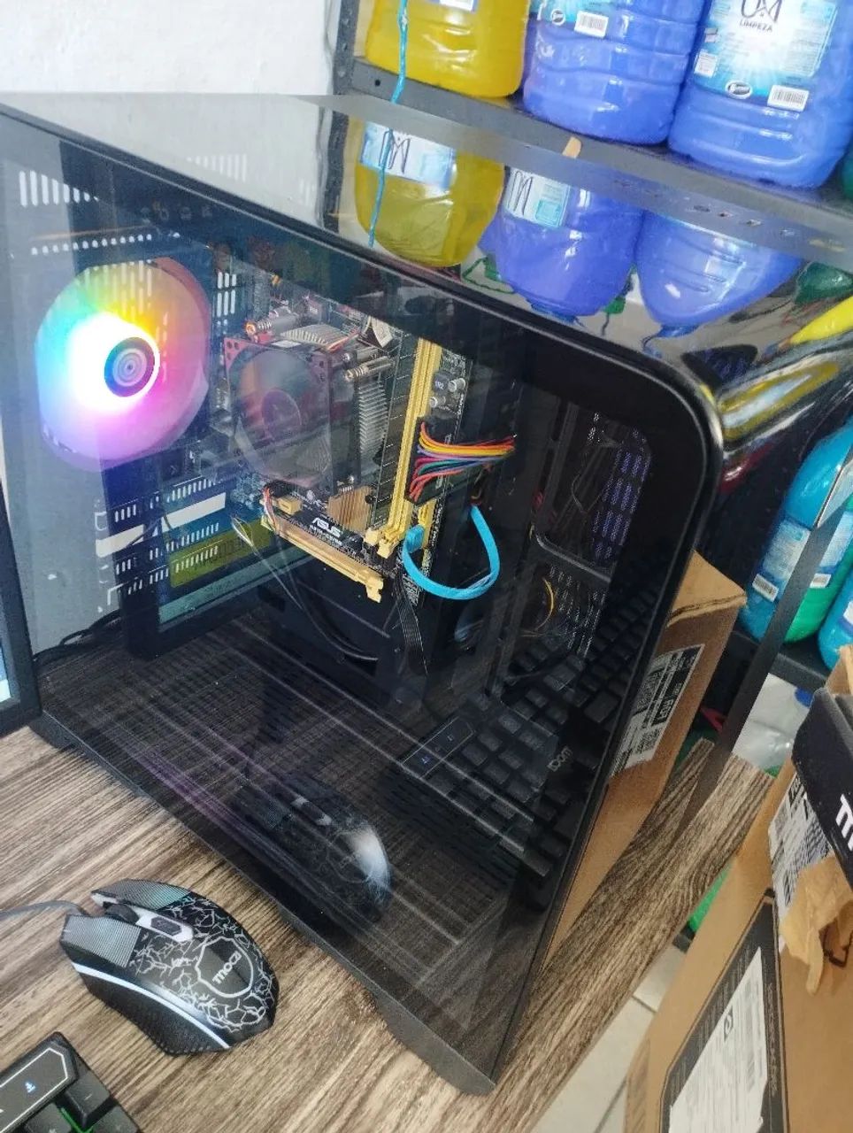 Computador game Completo - pra jogar FREE FIRE e ROBLOX  - Foto 4