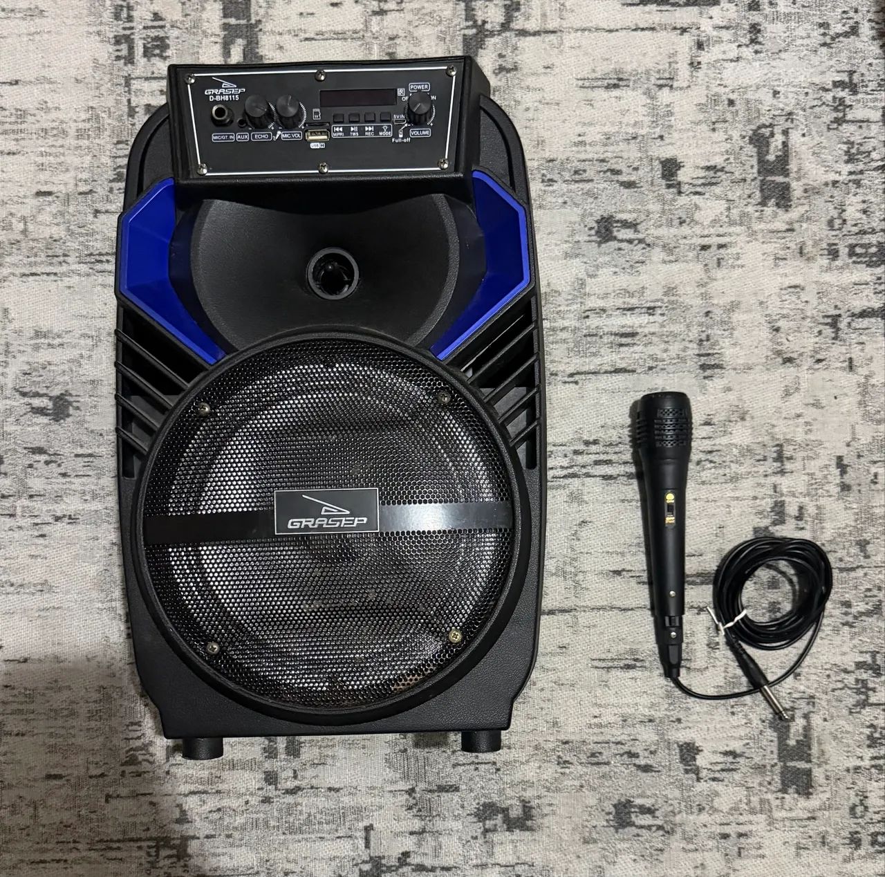 Caixa de Som Grasep Bluetooth 40W + Microfone - Foto 3