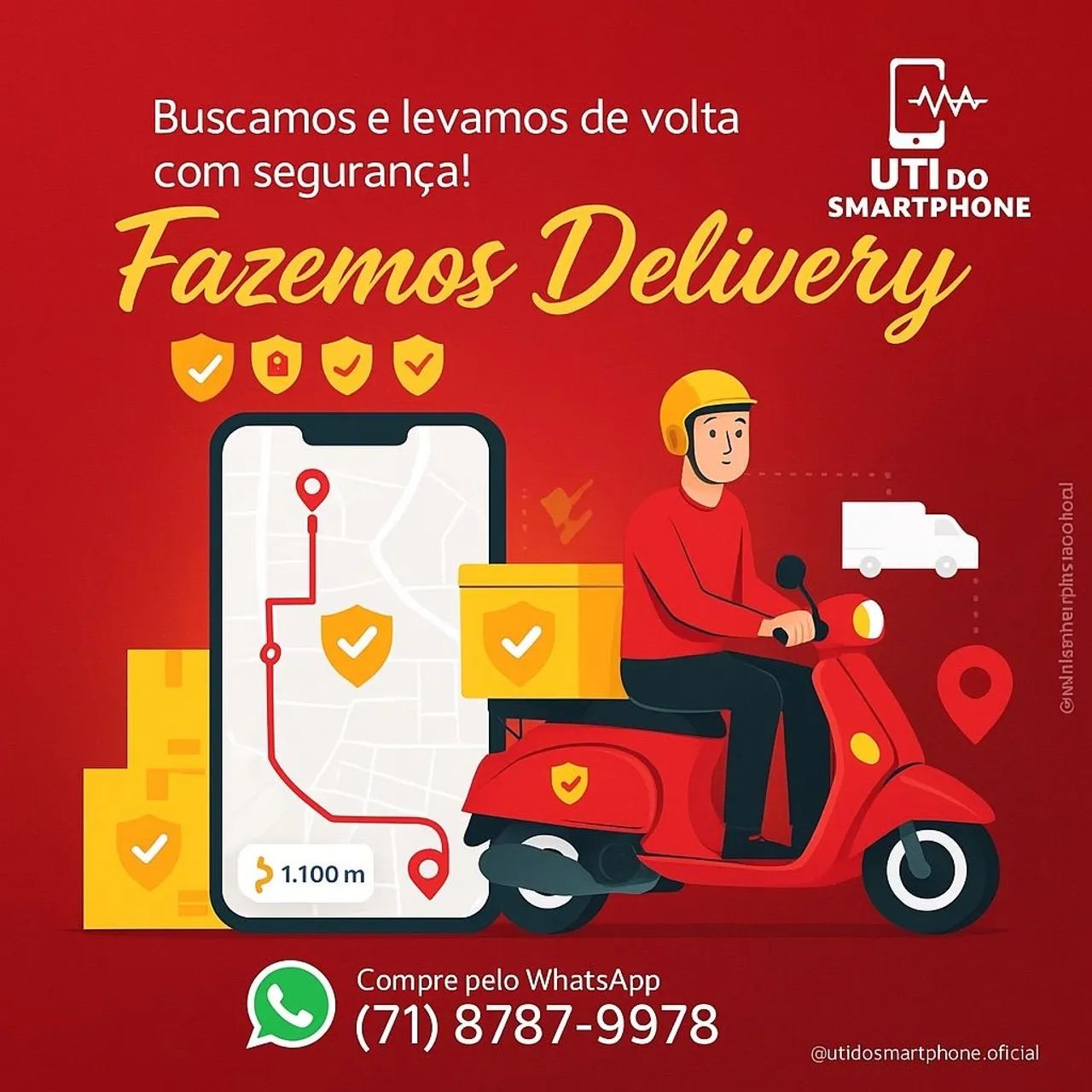 Conserto de Smartphones Rápido Delivery 