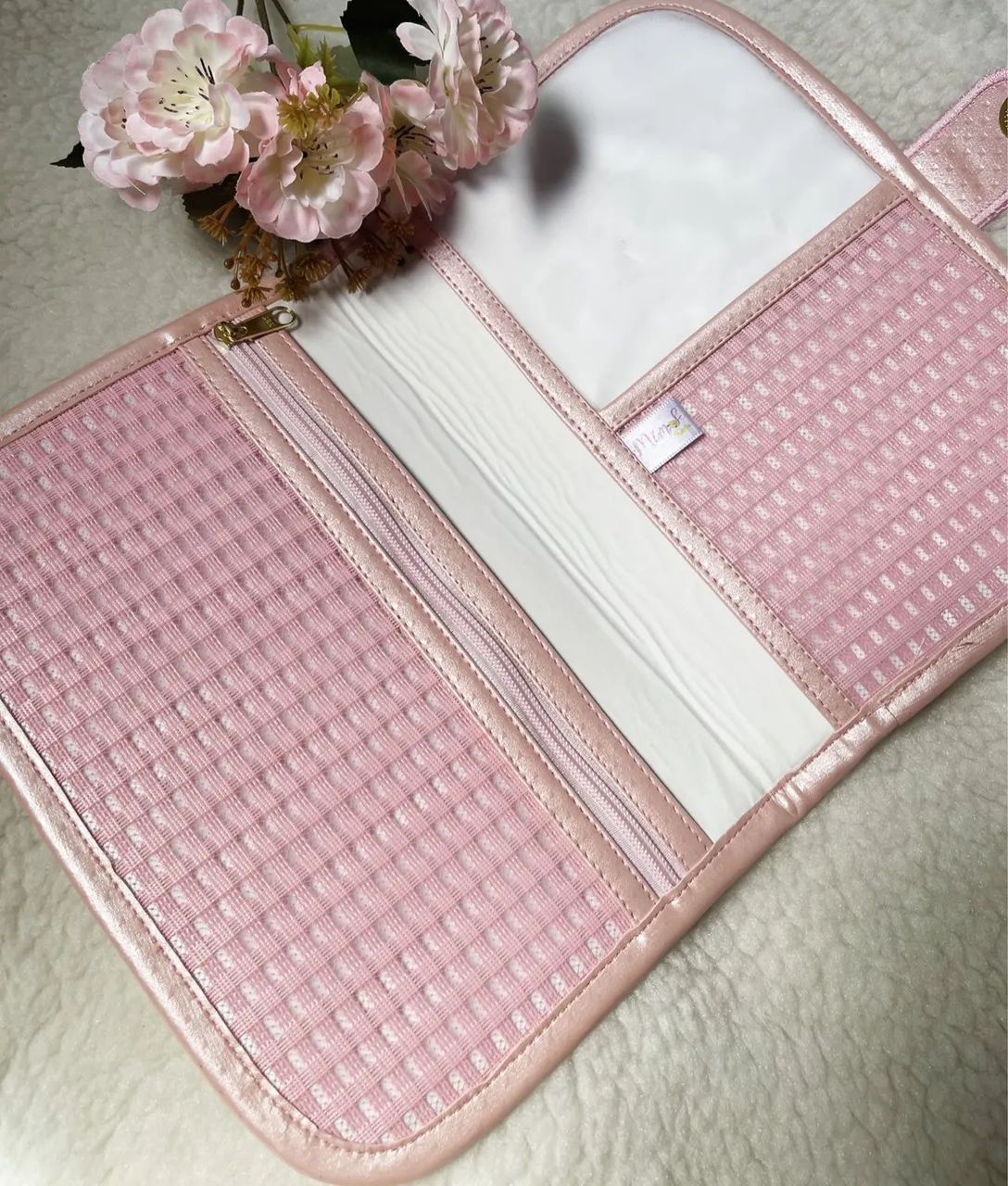 Capa porta documentos do bebê sintético  - Foto 4