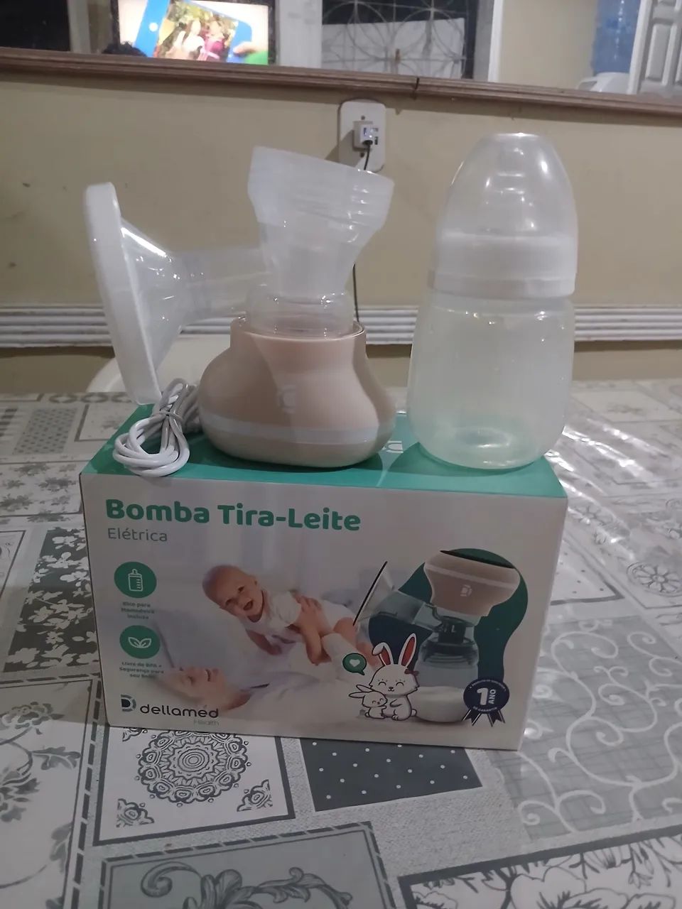Bomba de tira leite elétrica 