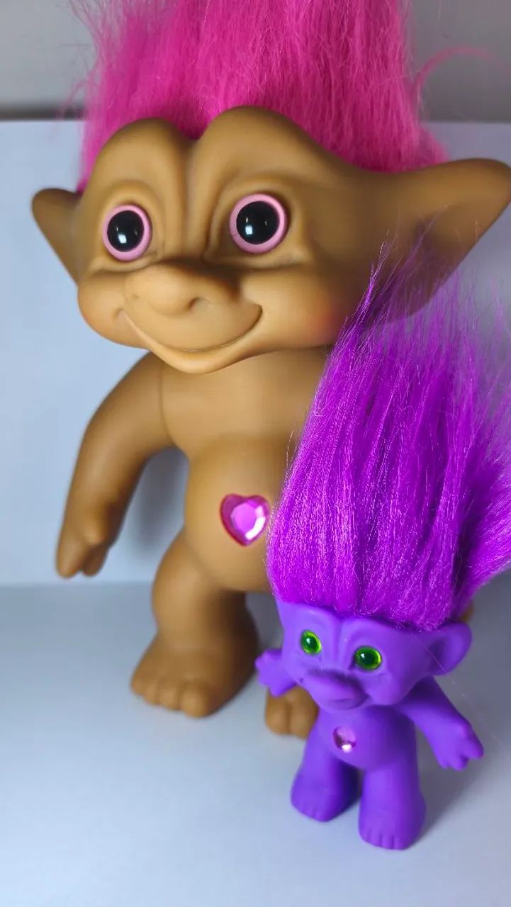 Boneco antigo Treasure Troll grande trolls elfs elfo - Foto 3