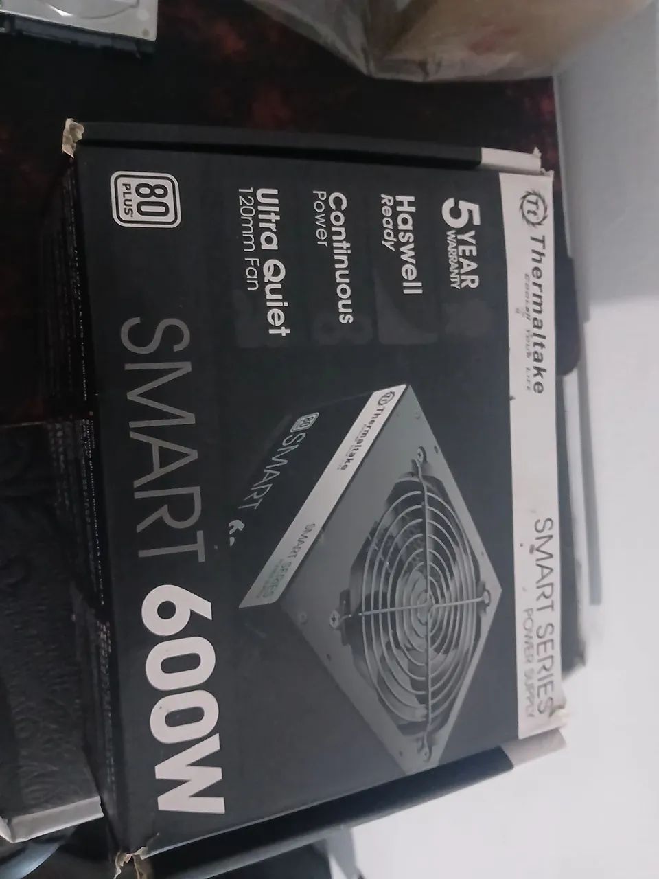 Fonte Thermaltake 600w 80plus(SEMI-NOVA) - Foto 2