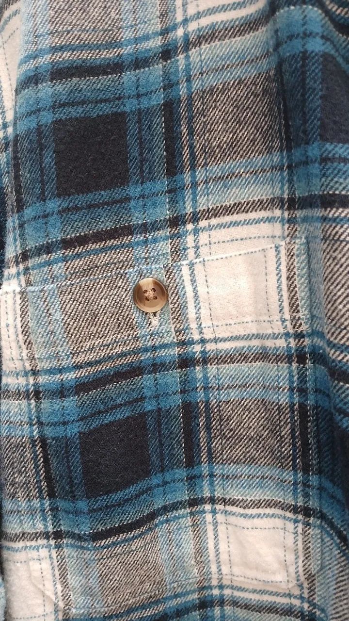 Camisa Gap Xadrez Flanelada - M - Foto 3