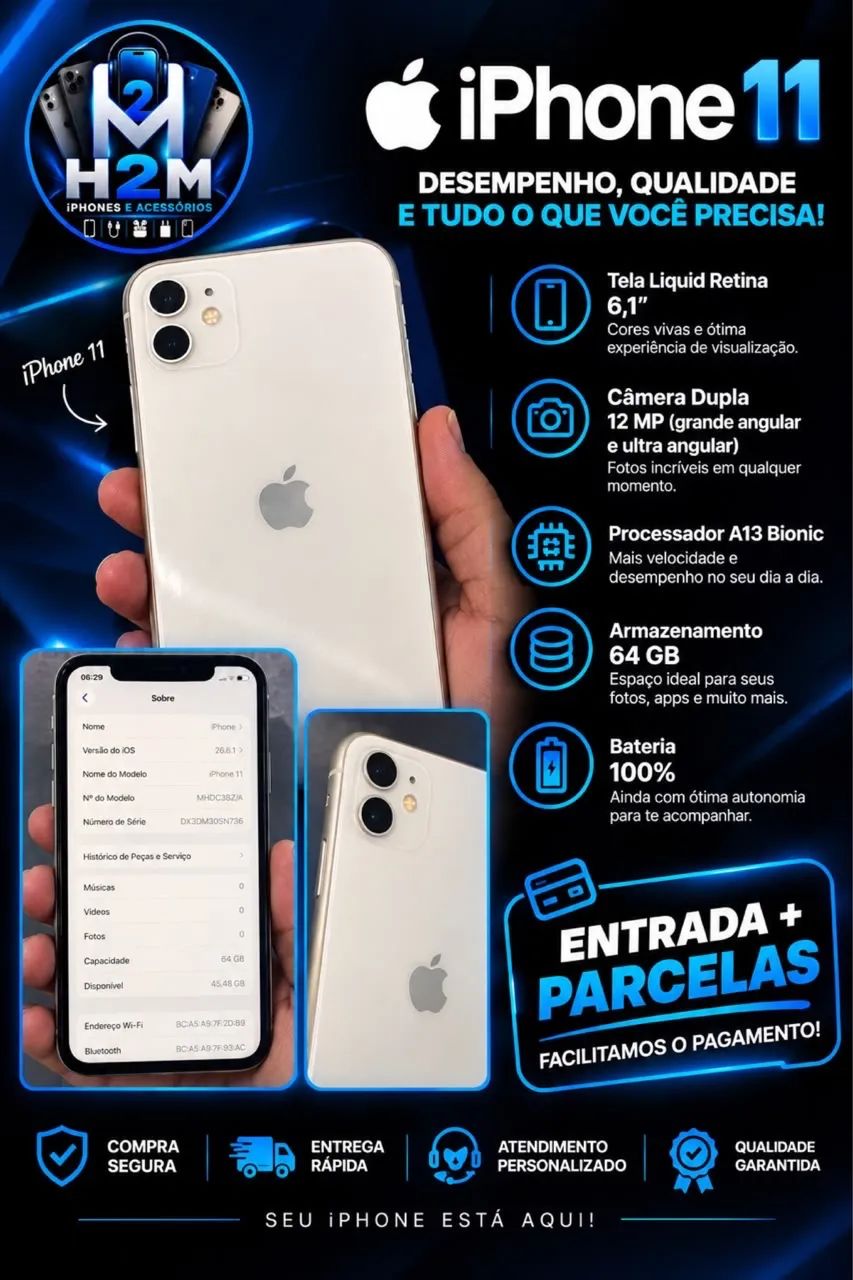 iPhone 11 64gb - Celulares e Smartphones - Planalto Ayrton Senna