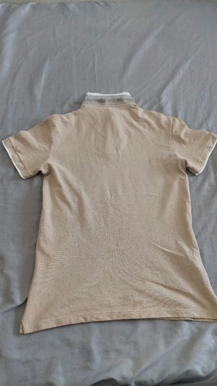 Camisa polo bege  - Foto 4