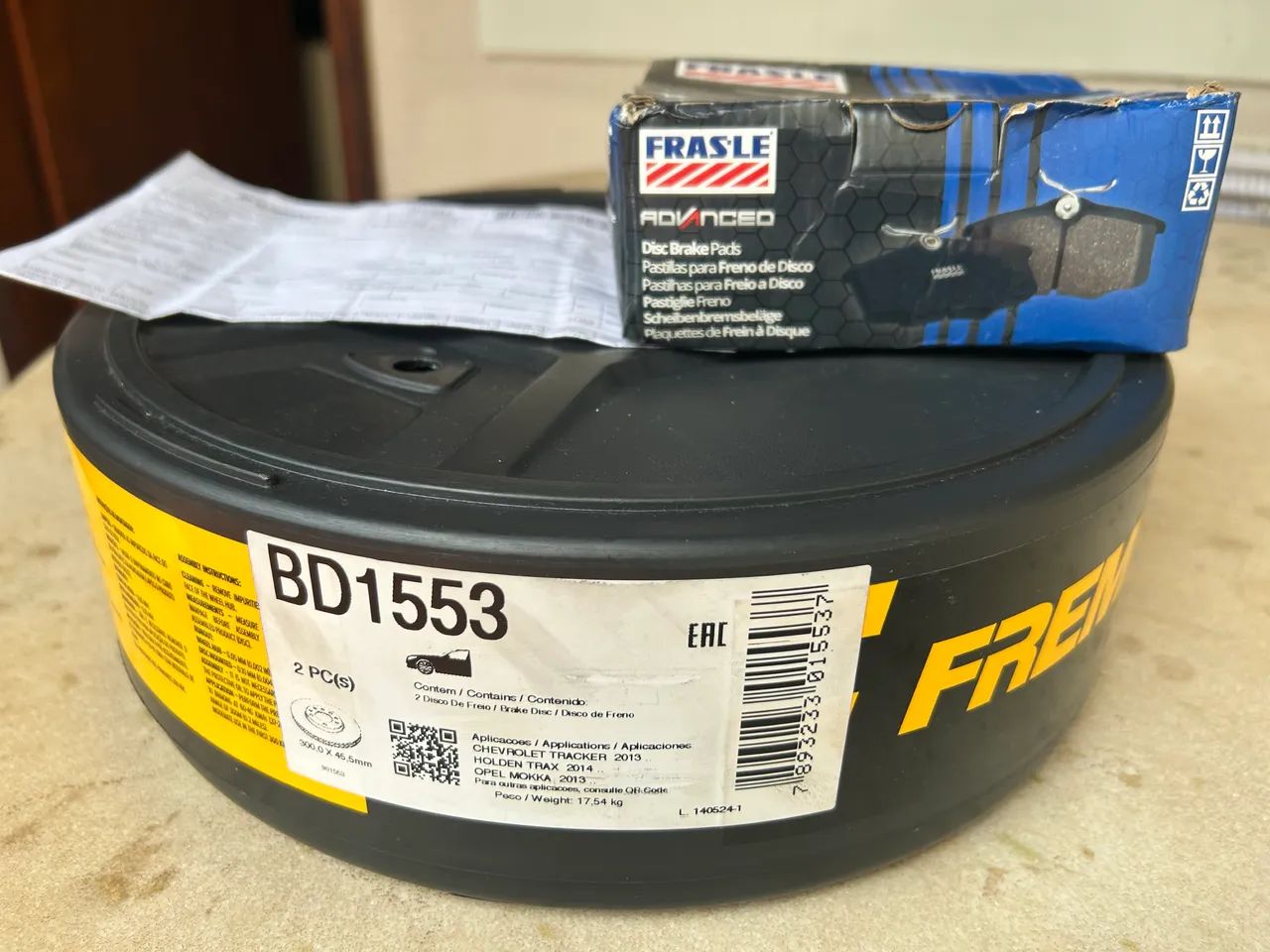 DISCO DE FREIOS PARA TRACKER E OUTROS