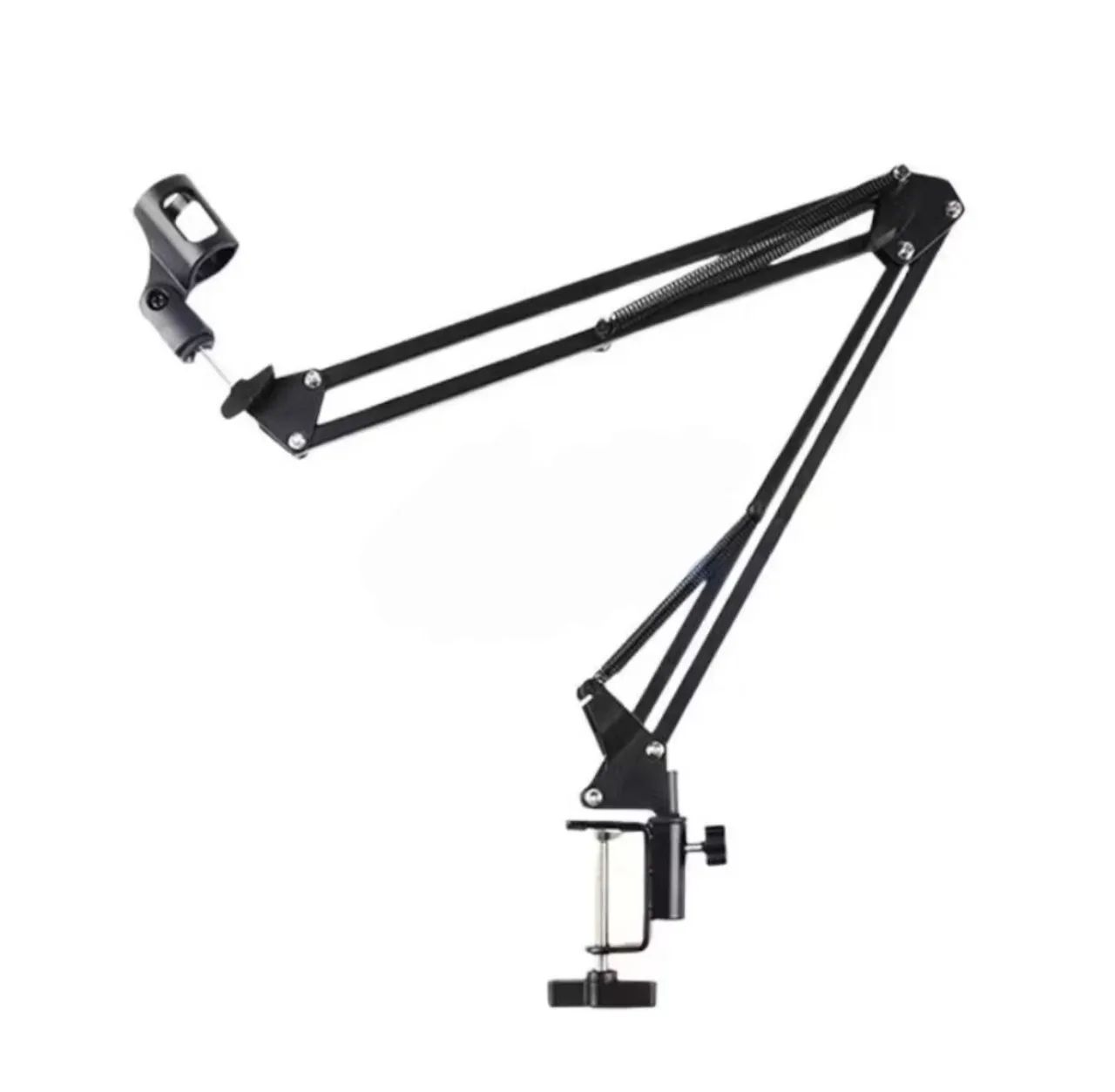 Braço Articulado Suporte Microfone Mesa Podcast