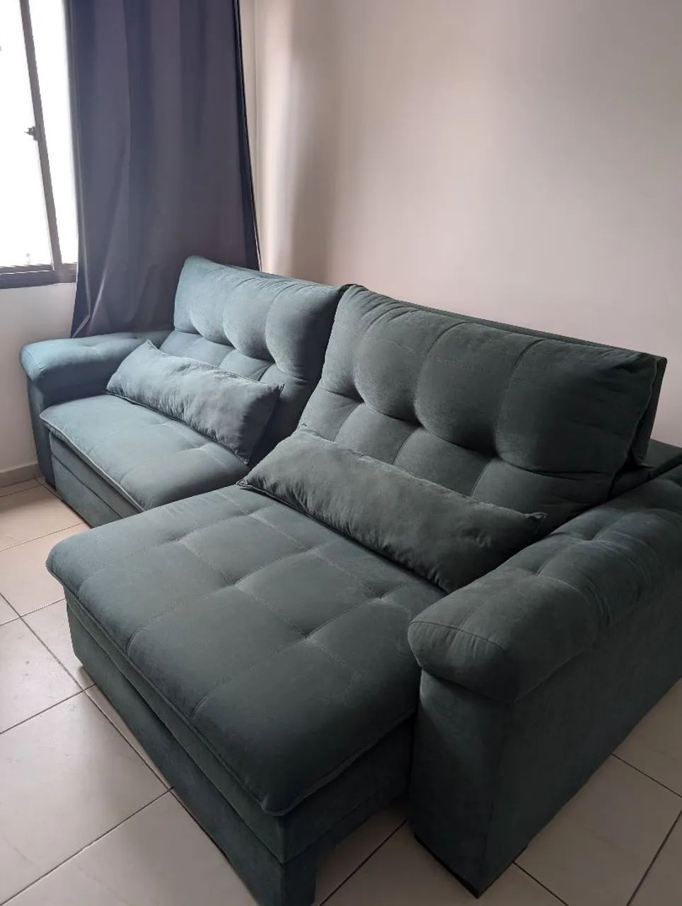 Sofá retrátil 2,5m de comprimento 