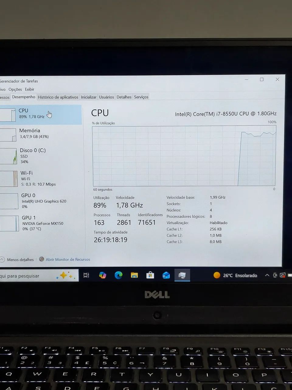 Notebook Dell i7 placa geforce 4gb  - Foto 3