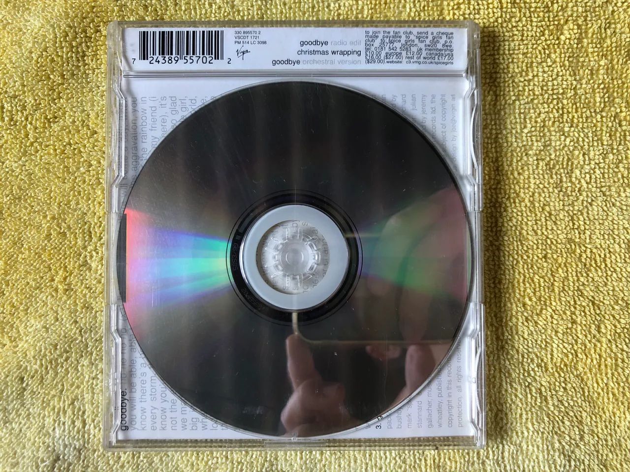 CD SINGLE SPICE GIRLS GOODBYE - Foto 2