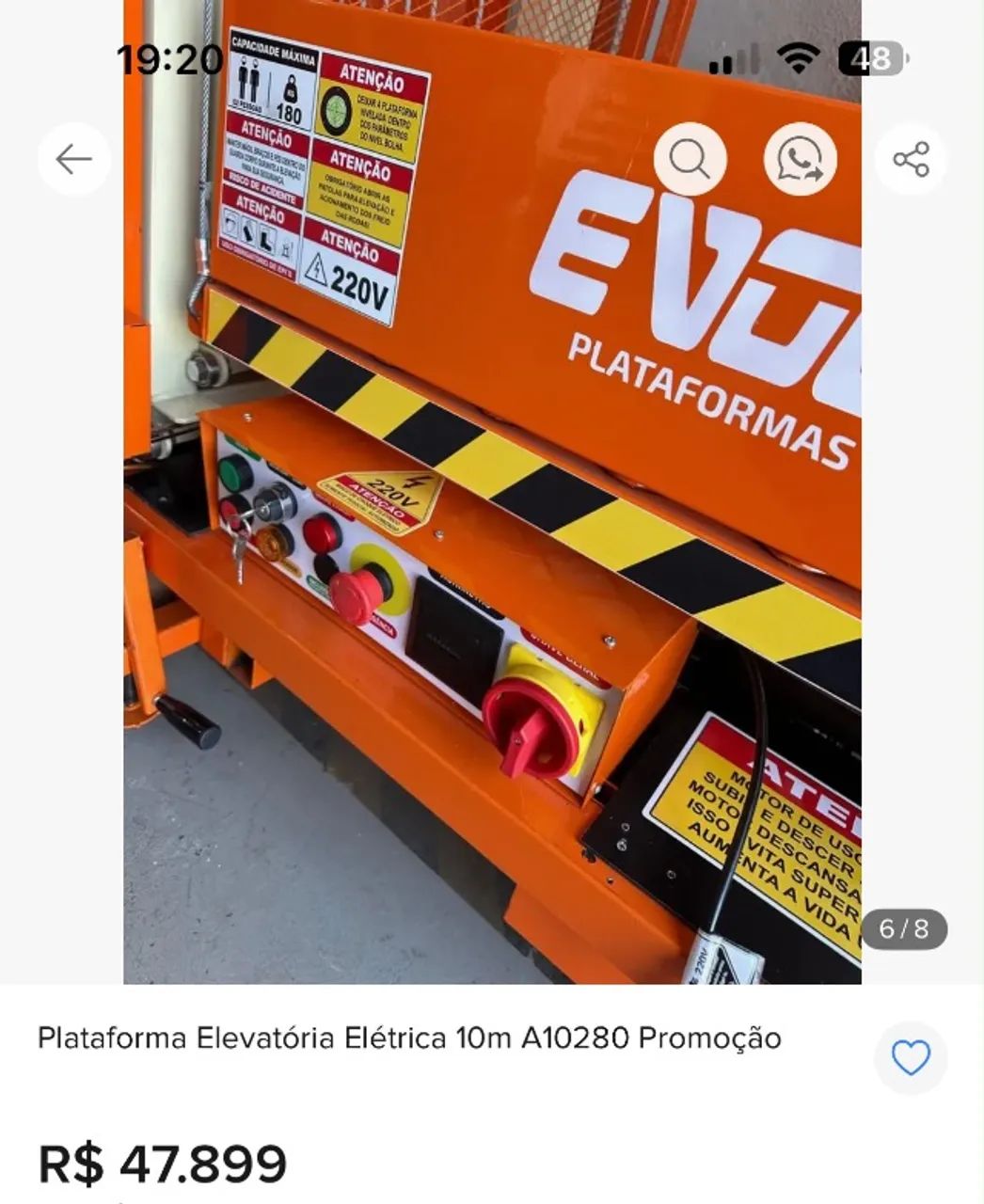 Plataforma elétrica - Foto 2