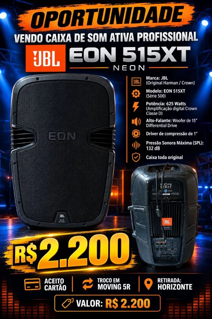 Caixa ativa jbl neom  515XT  - Foto 3