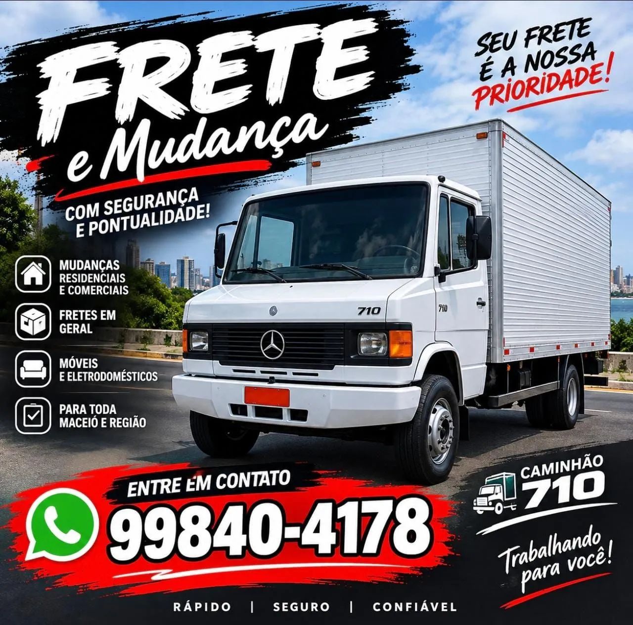 frete em Maceió 
