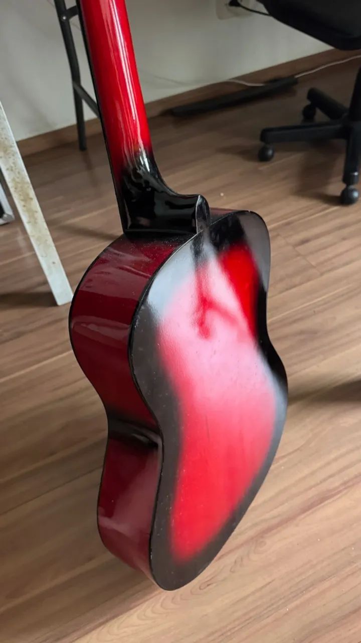 VIOLAO ACUSTICO ALBURN 6 CORDAS - Foto 4