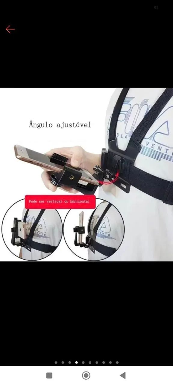 Suporte para celular corporal  - Foto 2