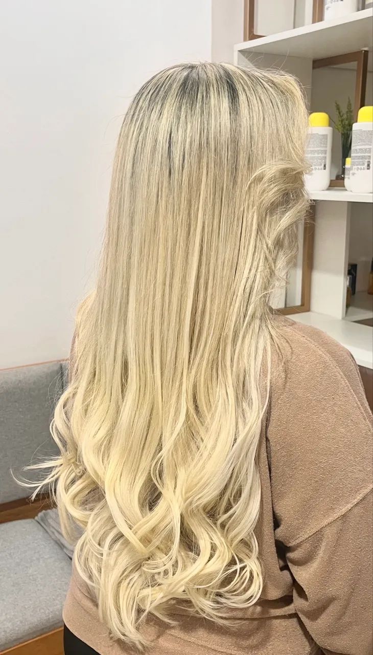 Mega hair loiro - Foto 5
