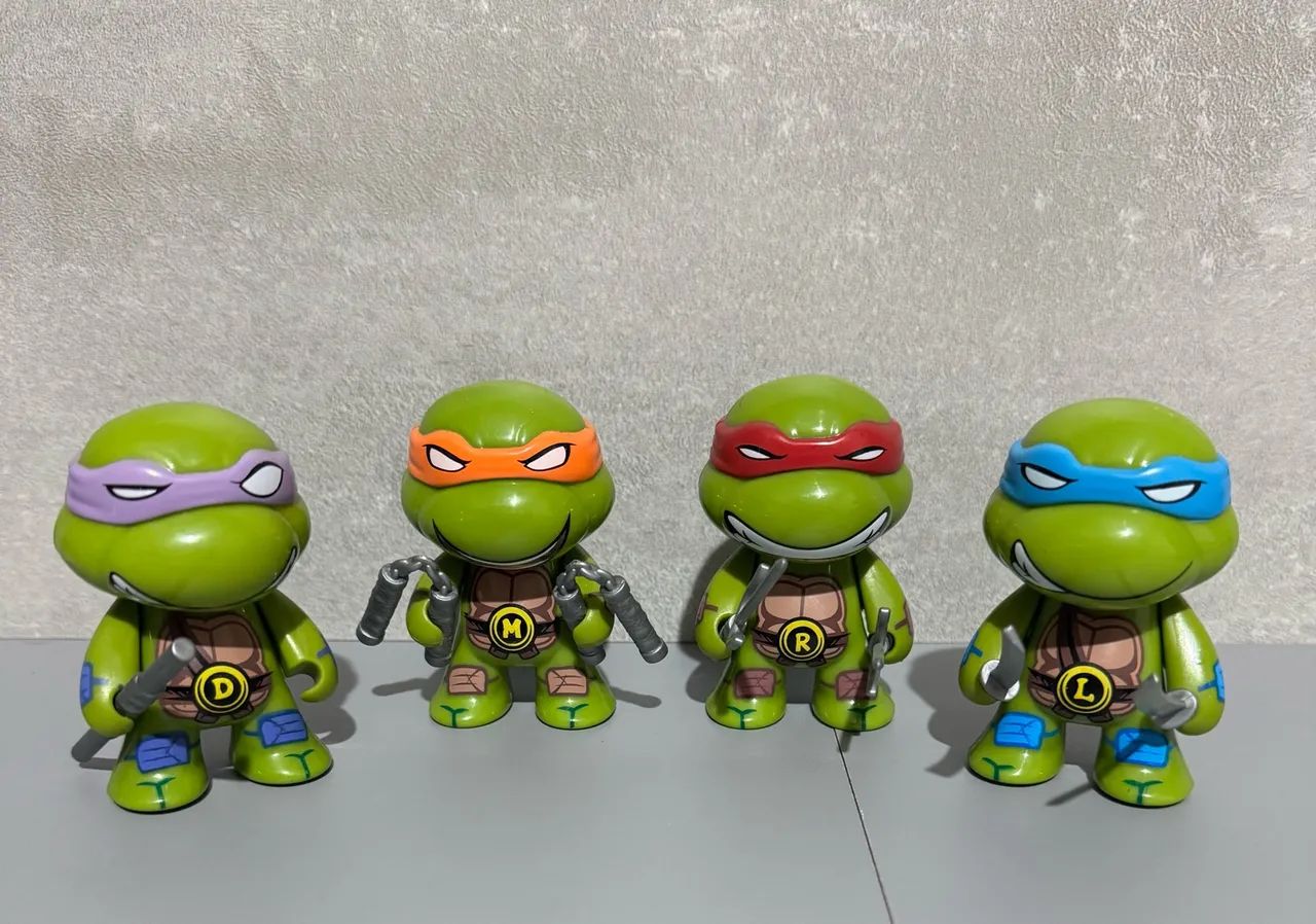 Bonecos colecionáveis tartarugas ninja
