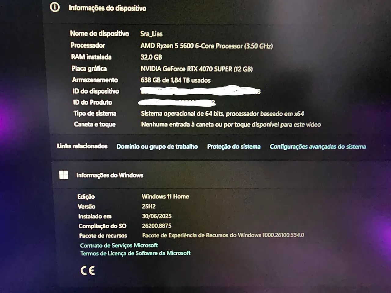 Setup completo Ryzen 5 5600 + Rtx 4070 super - Foto 3