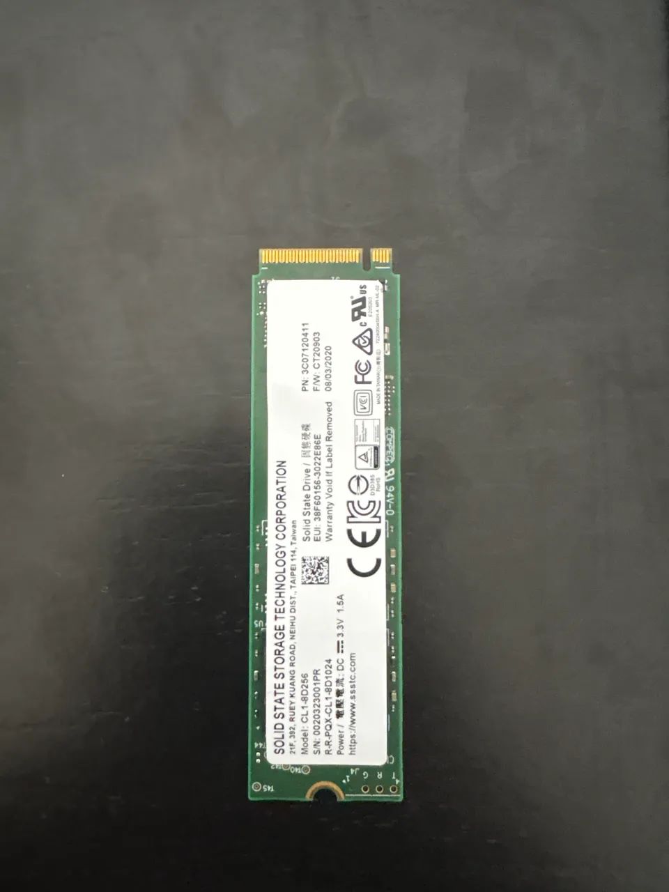 SSD NVME M.2 256GB