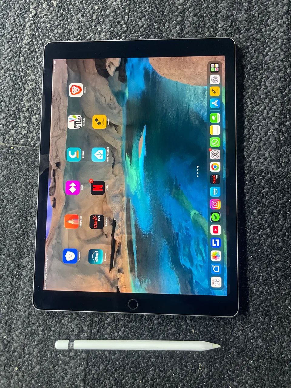 iPad Pro 12,9 64GB com Apple Pencil (Impecável) - Foto 4