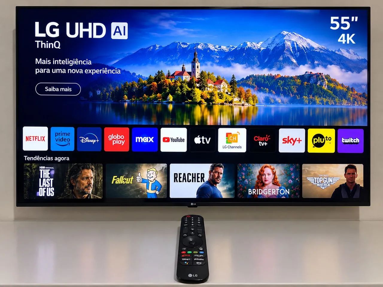 Tv smartv 4k de 55 polegadas 
