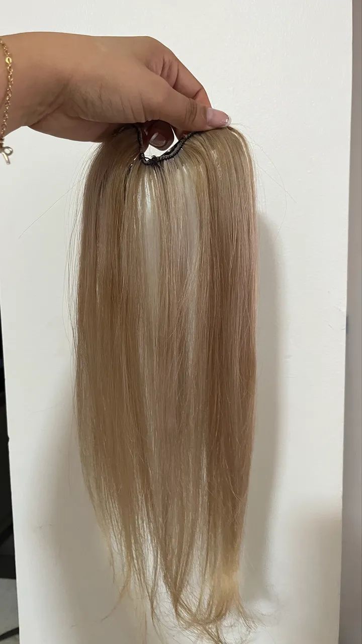 Mega Hair Loiro 2 Telas - Foto 5
