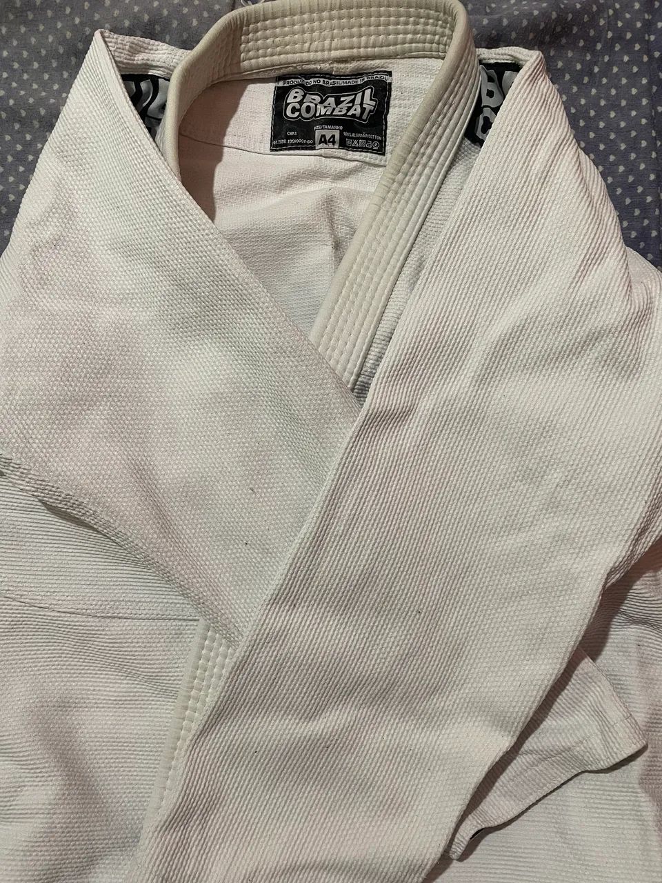 Kimono A4 Branco Brazil Combat - Foto 2