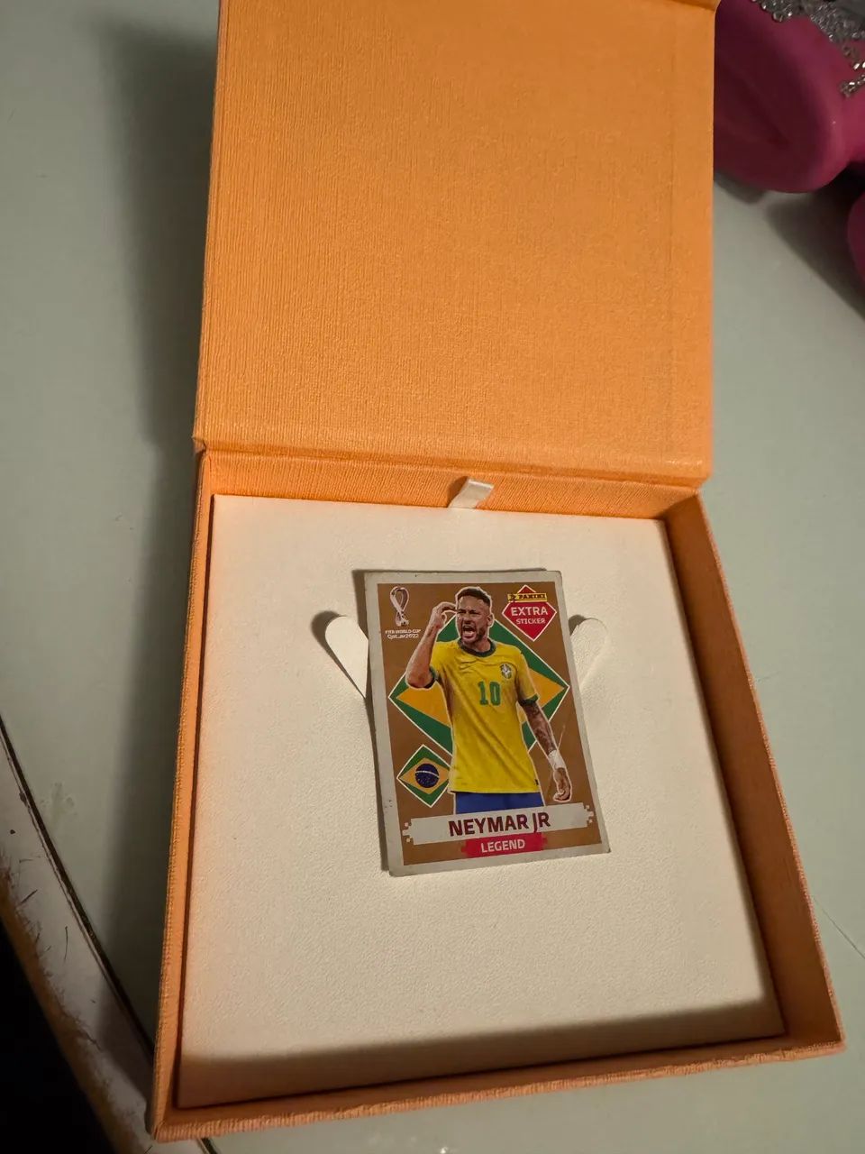Figurinha bronze legendária do Neymar, copa 2022!!! 