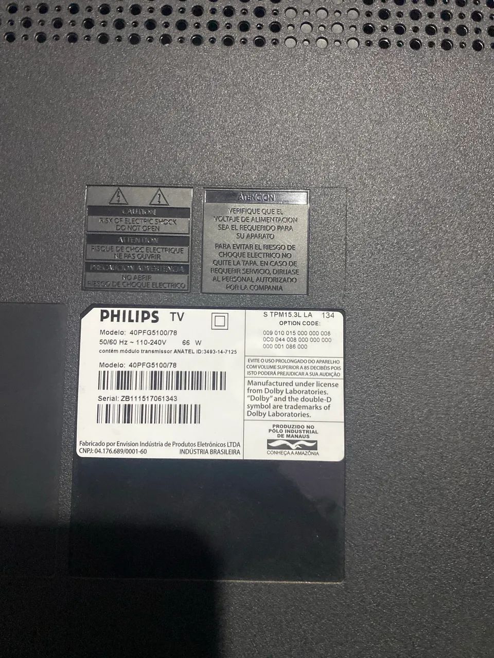 Tv Philips 40 polegadas com defeito  - Foto 3