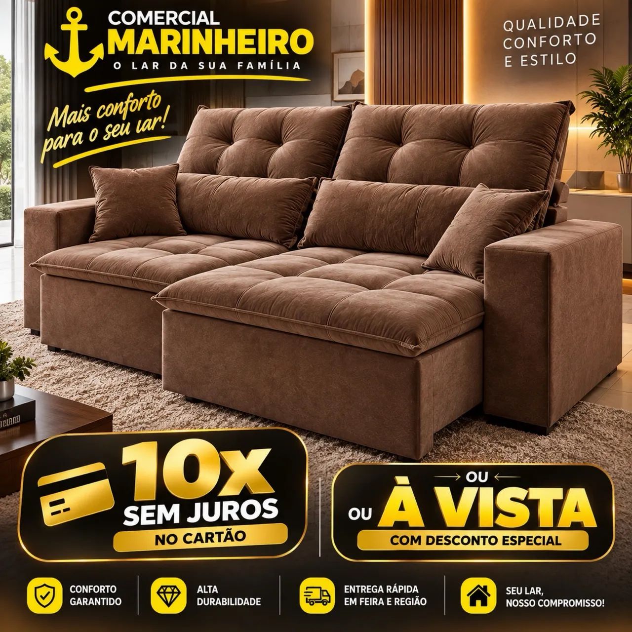 SOFÁ RETRATIL VARIOS MODELOS. FAZEMOS ENTREGA