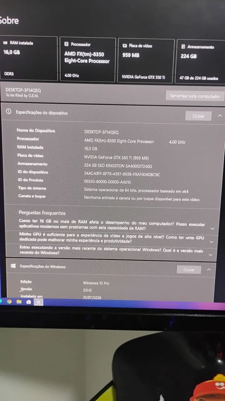 Pc Gamer AMD FX-8350 completo - Foto 3