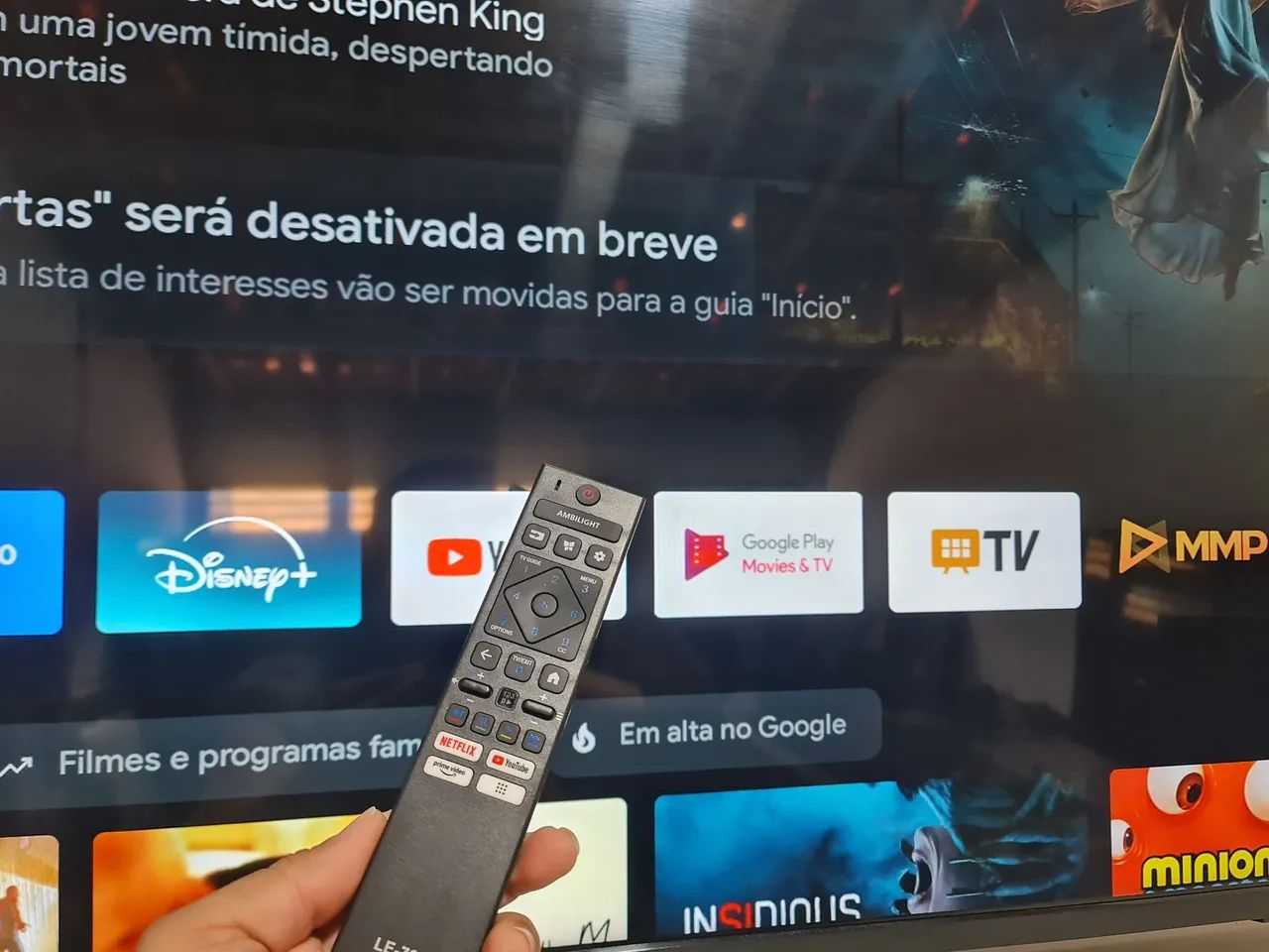 Smart tv 55 polegadas 4k Android  - Foto 2