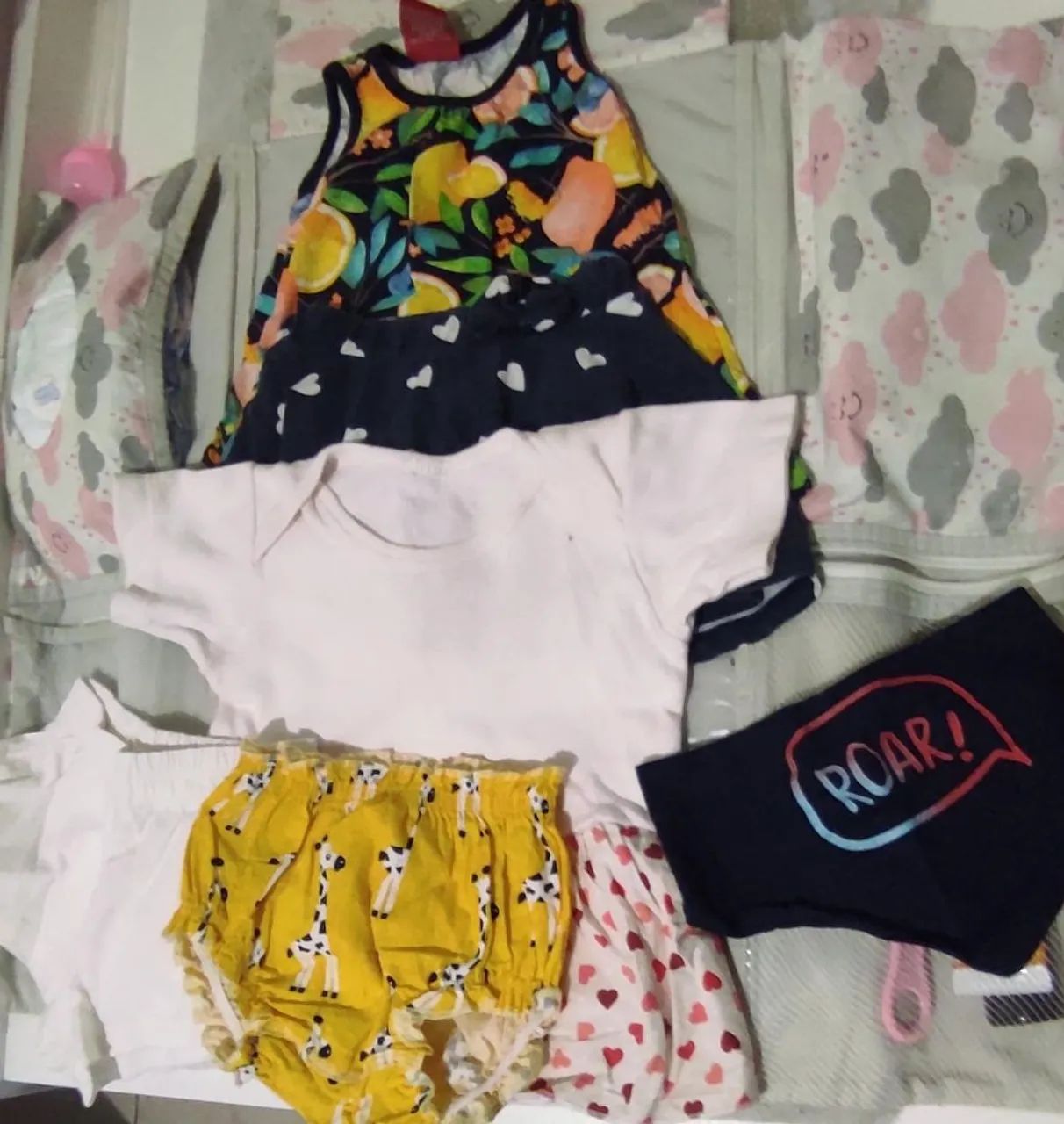 Lote 69 peças Roupas bebê menina  - Foto 5