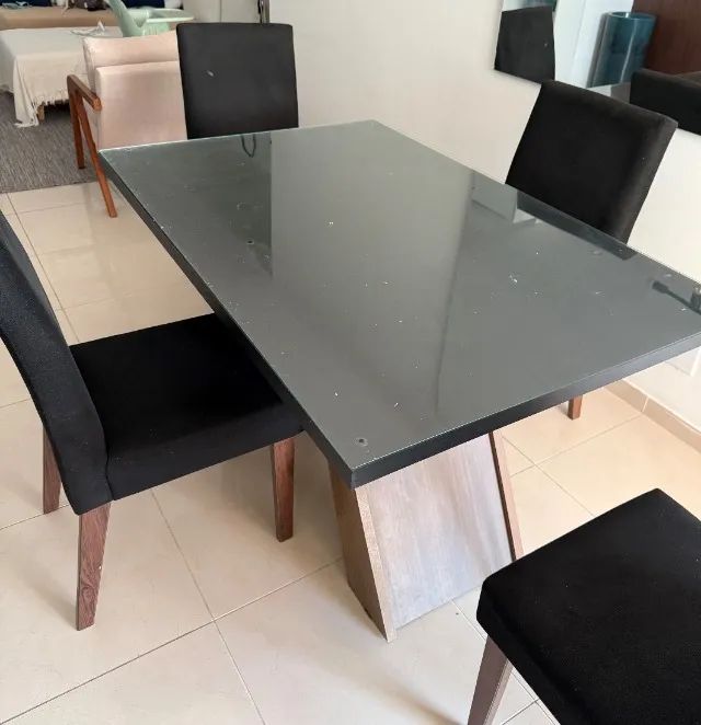Mesa de jantar com 4 cadeiras - Foto 3