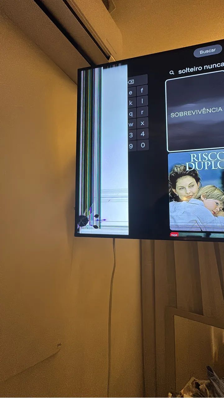 Tv Samsung 50? 4k com defeito na tela 