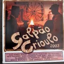 CD Galpão Crioulo 2003 - música gaúcha