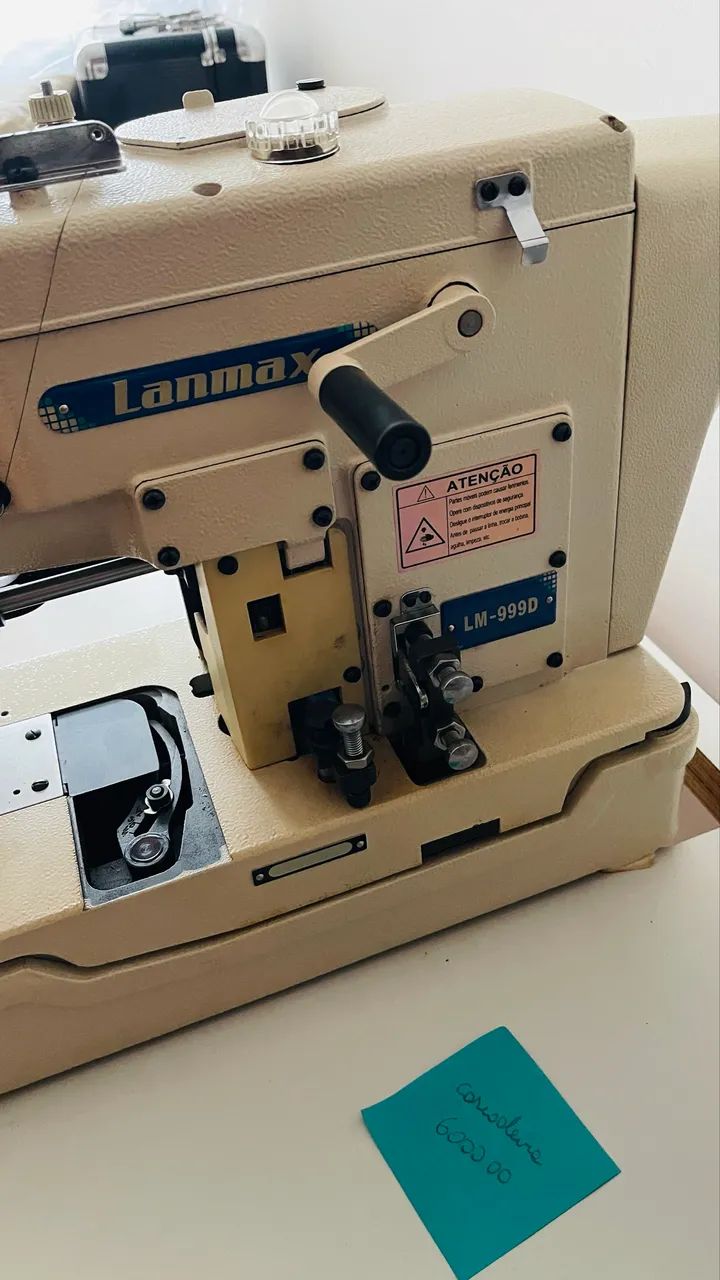 Caseadeira Reta Industrial Lanmax LM-999D Completa - Foto 4