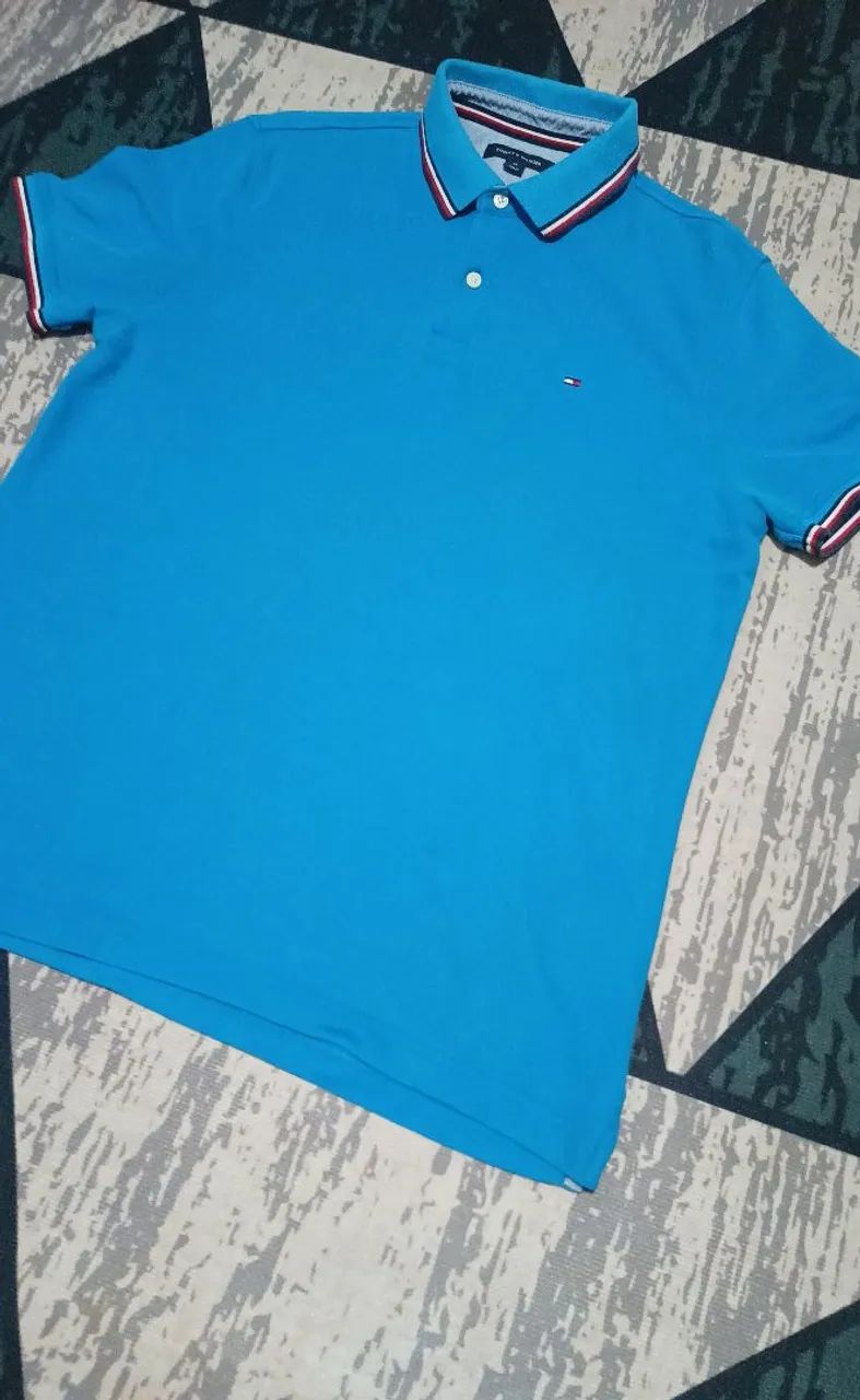 Polo Tommy Hilfiger Tamanho M - Foto 4