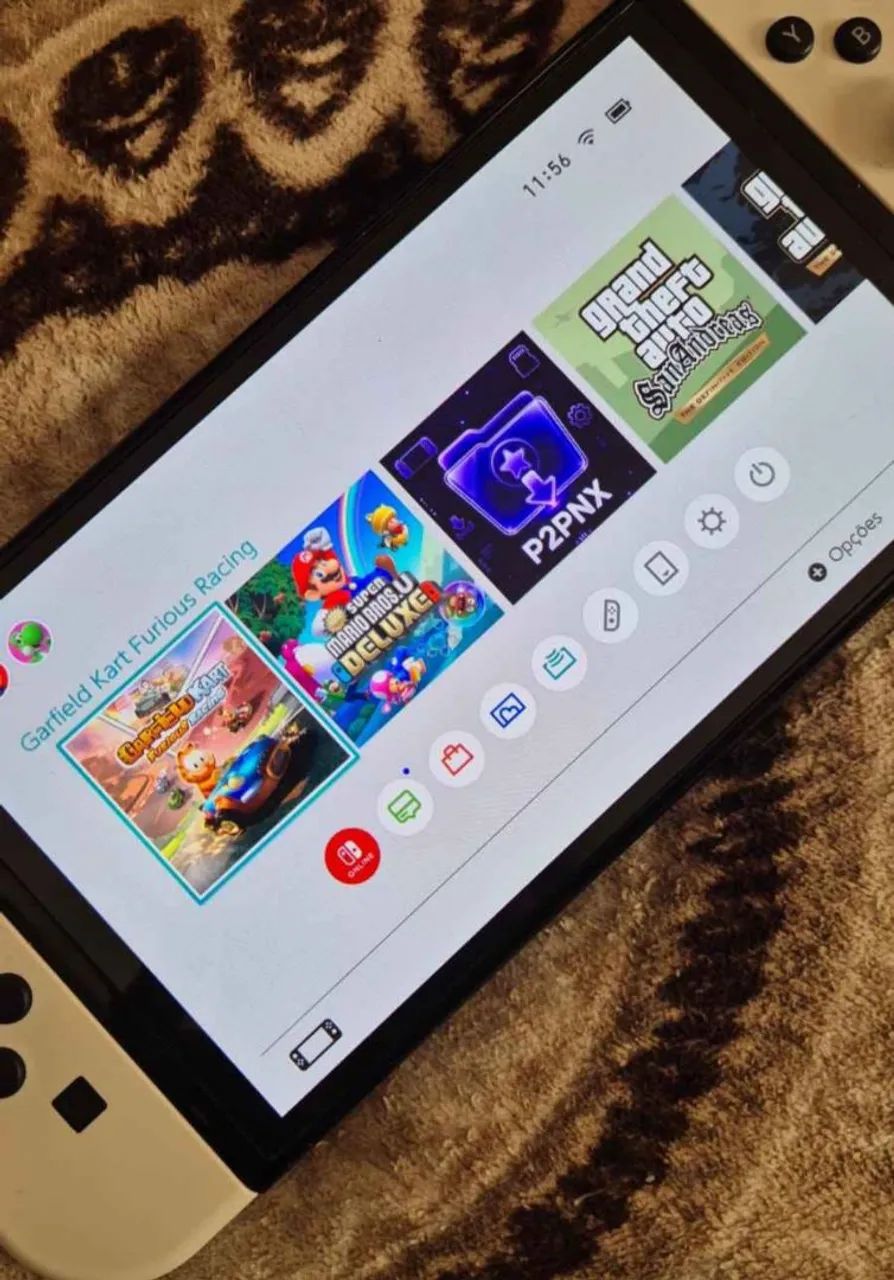 Nintendo SWITCH OLED DESBLOQUEADO 128GB