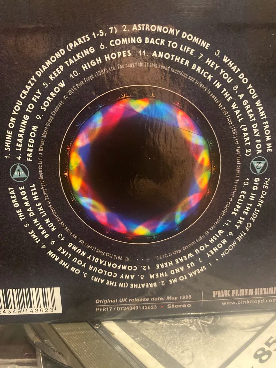 Cd pink floyd pulse importado Uk - Foto 2
