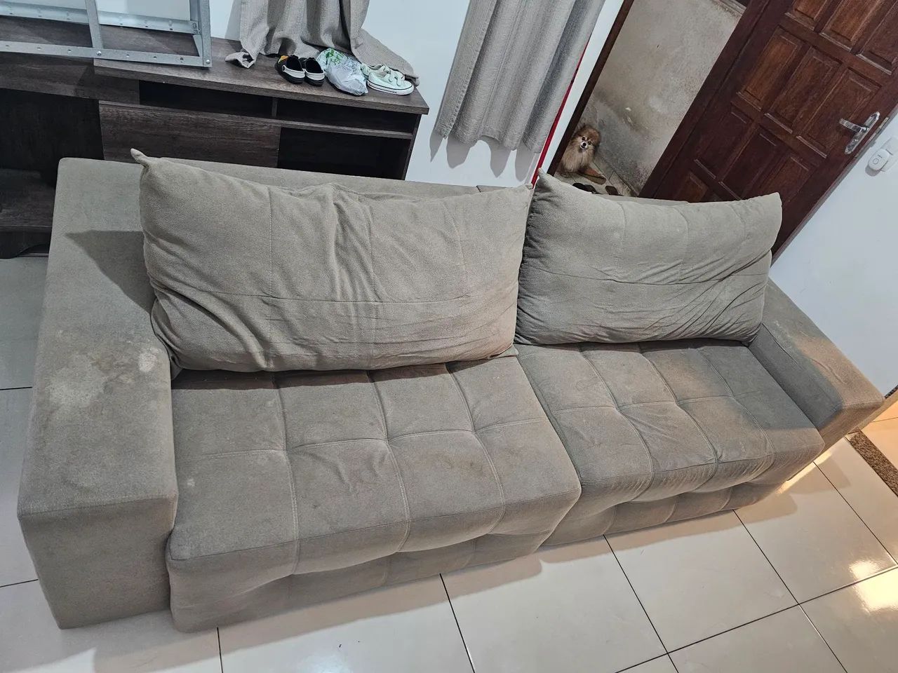Sofá retrátil 4 lugares