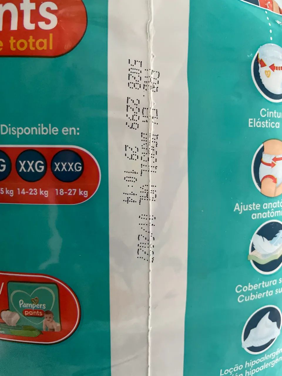 Fraldas pampers pants ajuste total M - Foto 3