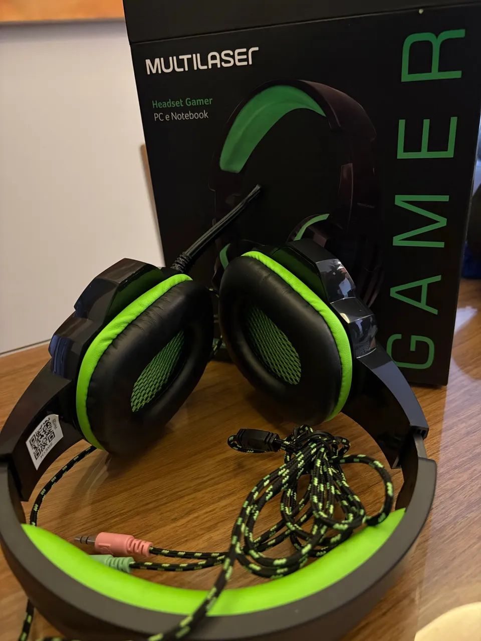 Headset Gamer Multilaser nunca usado